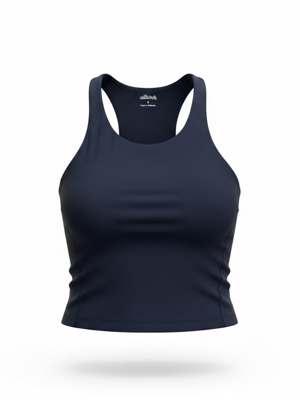 💙 Allbirds Navy Active Tank Top Sz Small ✨ Built-In Support MSRP $68